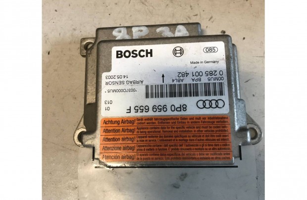 AUDI A3 8P légzsákvezérlő 8P0 959 655 F