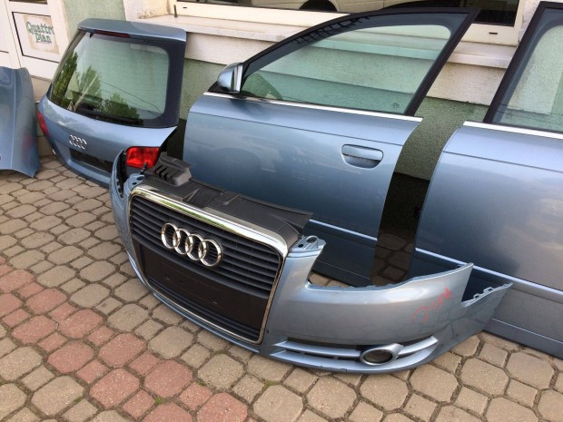 AUDI A4 2004-2007 Ajtó, lökhárító, csomagtérajtó, homlokfal, tükör