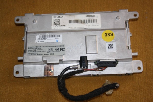 AUDI A4 A5 A6 Q5 Q7 7 LCD Kijelző Harman 8R0919604 8R0919604A