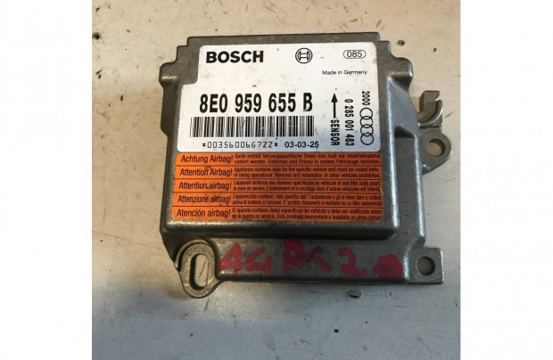 AUDI A4 B6 - légzsákvezérlő 8E0 959 655 B