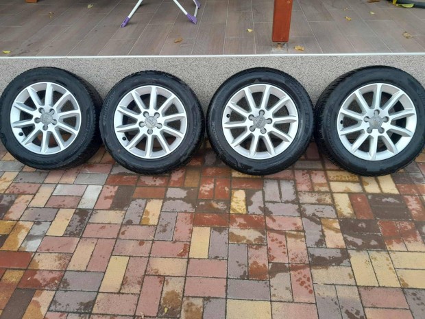 AUDI A4 B8 16-os ALu. Felni Hankook téli gumival 5x112