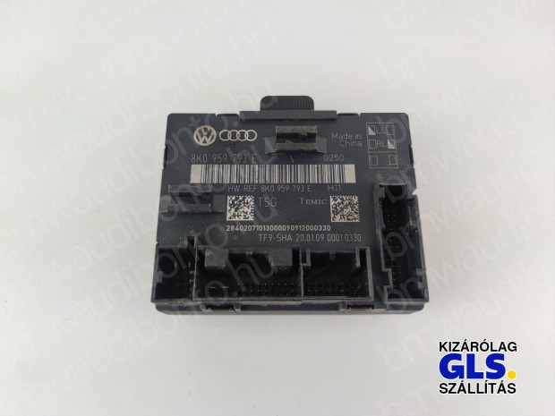 AUDI A4 B8 (8K2) Bal első ajtó vezérlőegység/modul (8K0959793E)