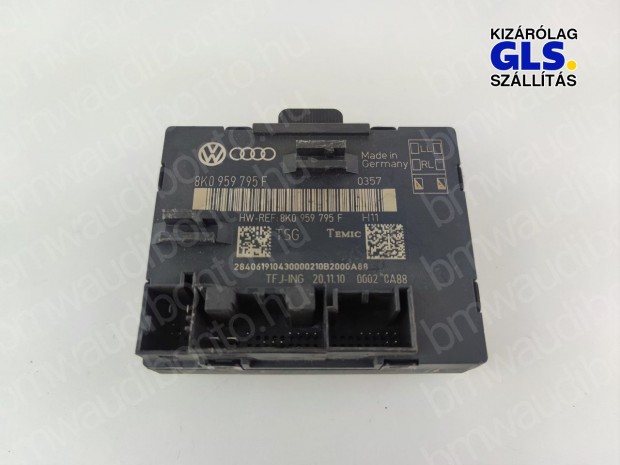AUDI A4 B8 (8K2) Bal hátsó ajtó vezérlőegység/modul (8K0959795F)