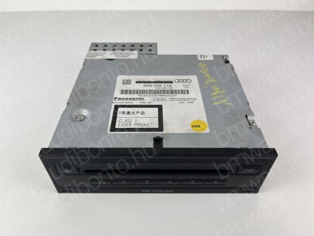 AUDI A4 B8 (8K2) CD/DVD tár (8X0035110)