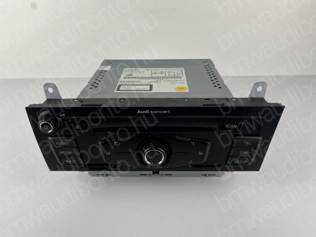 AUDI A4 B8 (8K2) HiFi Audio hangvezérlő egység (Rádió / CD)