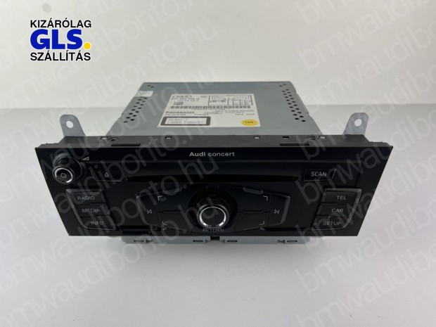 AUDI A4 B8 (8K2) HiFi Audio hangvezérlő egység (Rádió / CD)