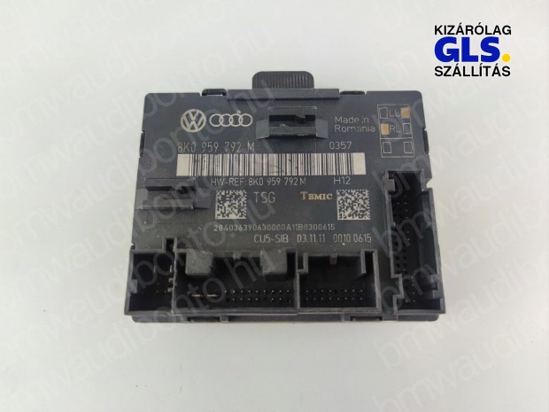 AUDI A4 B8 (8K2) Jobb első ajtó vezérlőegység/modul (8K0959792M)