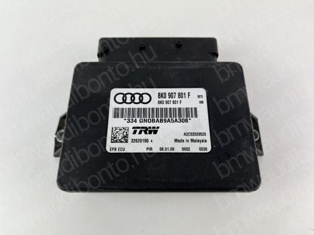 AUDI A4 B8 (8K2) Kézifék vezérlő modul (8K0907801F, 8K0907801C)