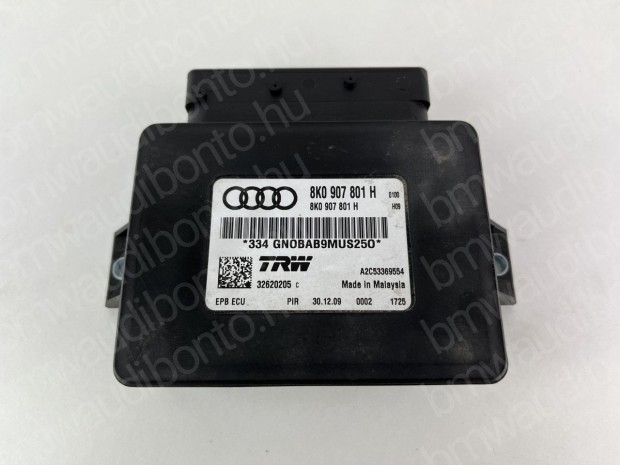 AUDI A4 B8 (8K2) Kézifék vezérlő modul (8K0907801H, 8K0907801C)
