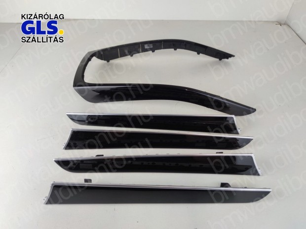 AUDI A4 B8 (8K2) Utastér dekor burkolat szett (8K0867409J, 8K0867420J)