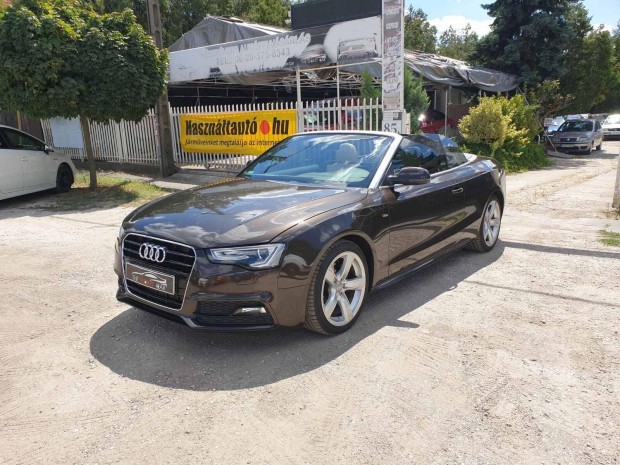 AUDI A5 Cabrio 2.0 TDi S-LINE!Gynyr!Gyri j...