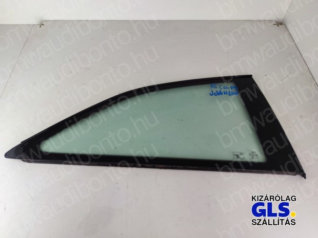 AUDI A5 (8T3) Jobb hátsó ajtó fix kisüveg ajtóban (8T0845300)