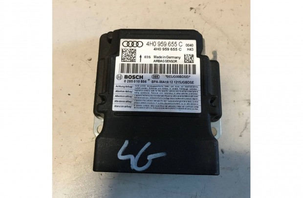 AUDI A6 4G Sedan - légzsákvezérlő 4H0 959 655 C
