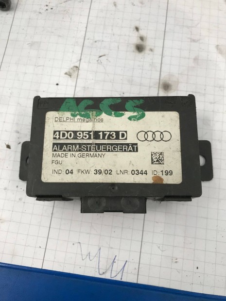 AUDI A6 C5 / Riasztó Vezérlő 4D0 951 173 D