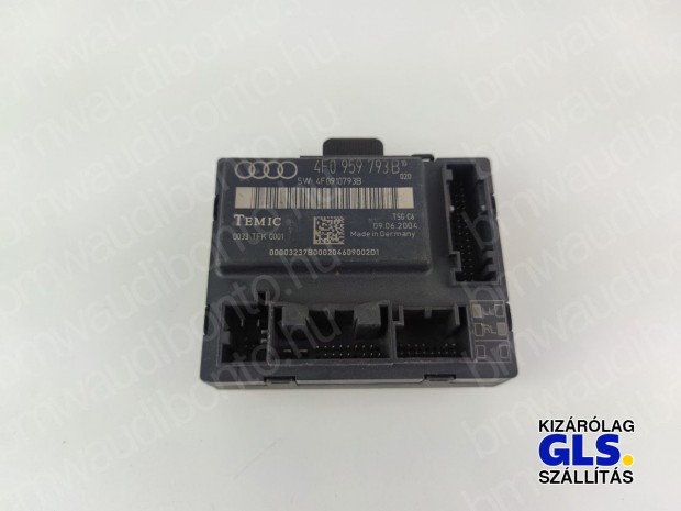 AUDI A6 C6 (4F2) Bal első ajtó vezérlőegység/modul (4F0959793B)