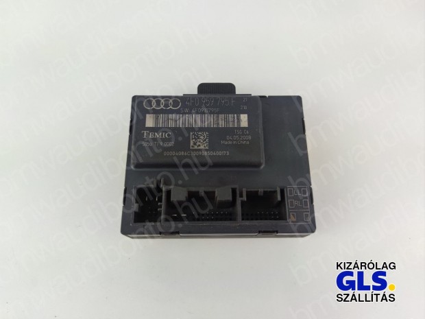 AUDI A6 C6 (4F2) Bal hátsó ajtó vezérlőegység/modul (4F0959795F)