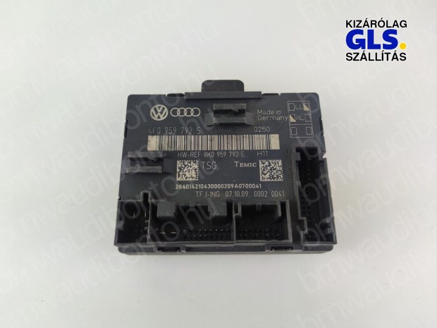 AUDI A6 C6 (4F2) Jobb első ajtó vezérlőegység/modul (4F0959792S)