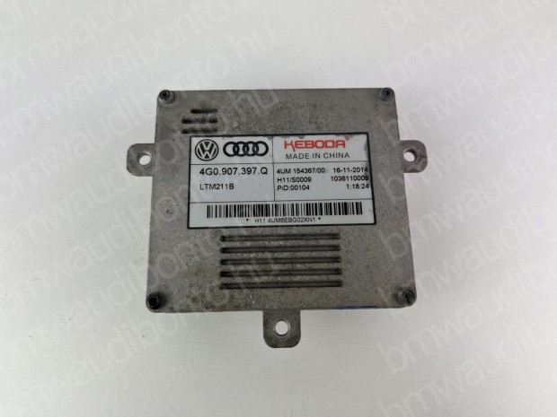 AUDI A6 C7 (4G2, 4GC) Fényszóró Elektronika (4G0907397Q)