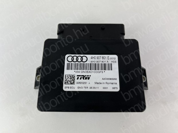 AUDI A6 C7 (4G2, 4GC) Kézifék vezérlő modul (4H0907801E, 4H0907801D)