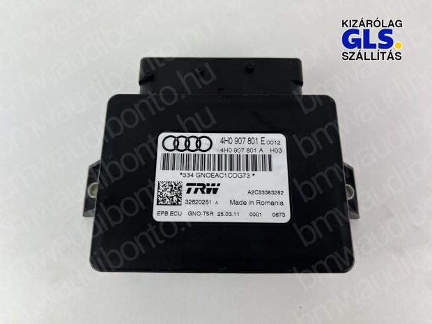 AUDI A6 C7 (4G2, 4GC) Kézifék vezérlő modul (4H0907801E, 4H0907801D)