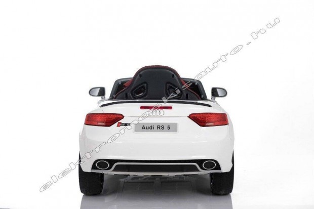 AUDI RS5 12V egyszemélyes fehér eredeti lic. elektromos kisautó
