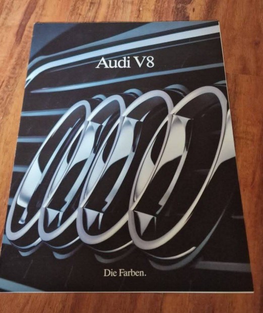 AUDI V8 Kárpit-Színminta Prospektus 1989