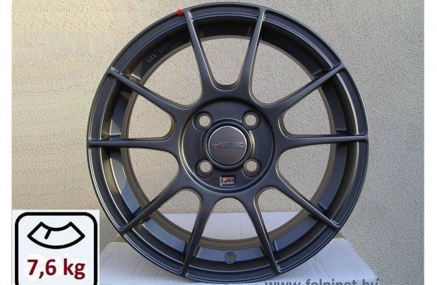 AUTEC Wizard Alufelni 16" 4x100 extra knny 7,6 kg Honda, Opel