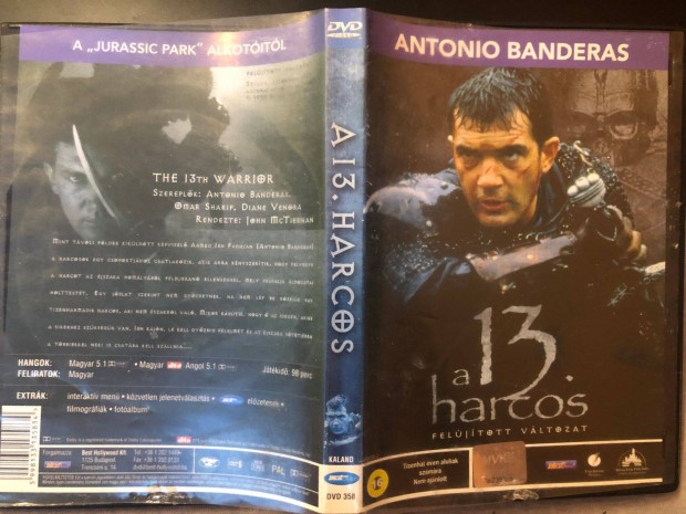 A 13. harcos (karcmentes, Antonio Banderas) DVD
