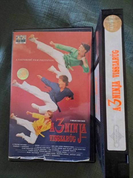 A 3 Ninja visszarg VHS