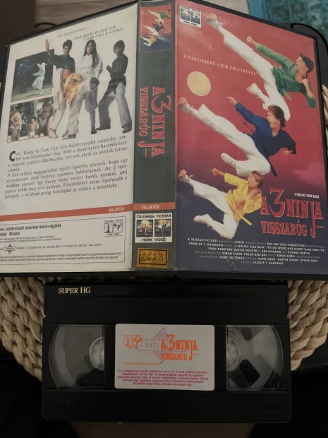 A 3 ninja visszarg vhs