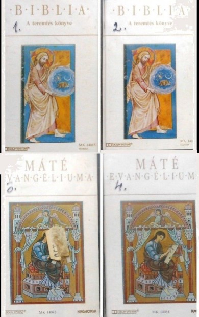 A Biblia 4 kazett�n egy�tt, olcs�n elad�