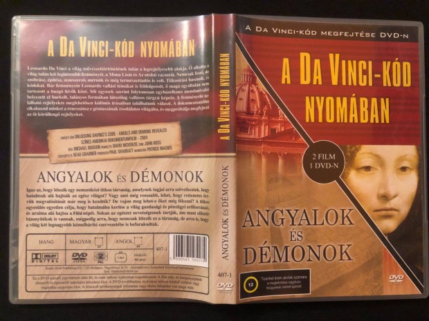A Da Vinci-kd nyomban + Angyalok s dmonok DVD (karcmentes, 2 film