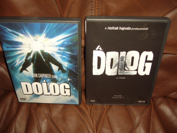A Dolog ( The Thing) dvd 1-2. filmek .Cserlhet Blu-ray filmekre