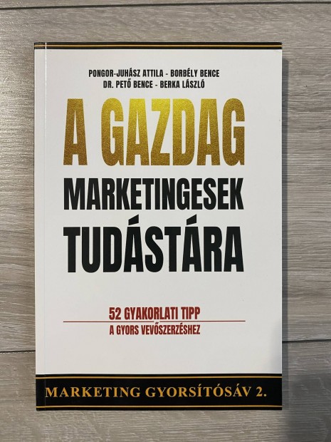 A Gazdag Marketingesek Tudstra c. knyv