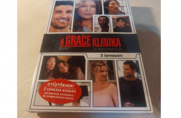 A Grace Klinika- A teljes els vad 3 lemezen dvd (bontatlan)