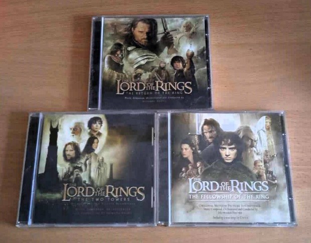 A Gyrk Ura filmtrilgia zenje Howard Shore 3 CD