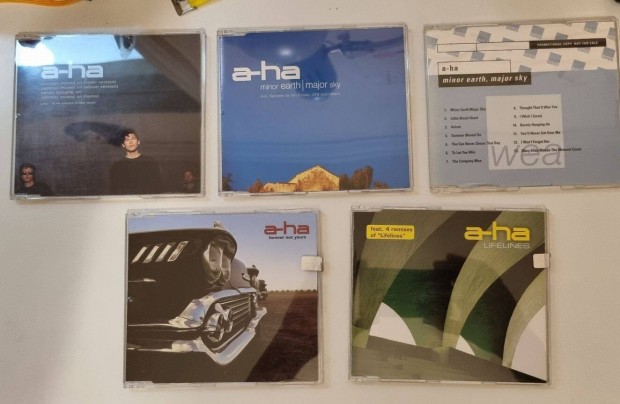 A-HA 4 db maxi CD s 1 db promo gyjtemnybl