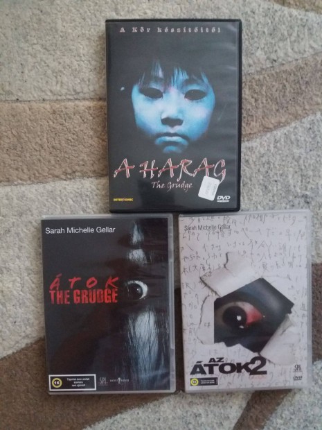 A Harag (The Grudge) + tok (The Grudge) + Az tok 2 (3 DVD)
