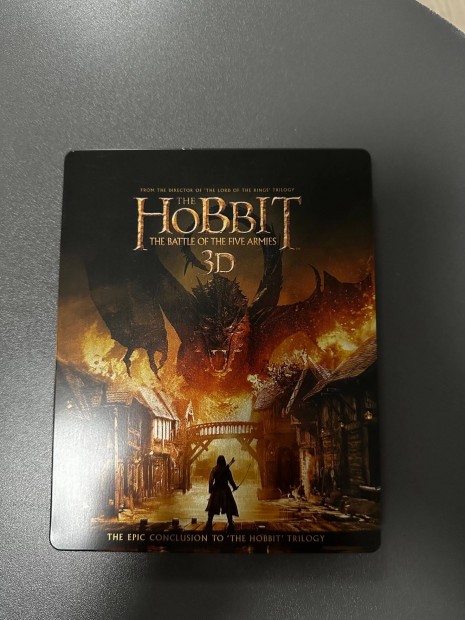 A Hobbit: Az t sereg csatja Blu-ray!