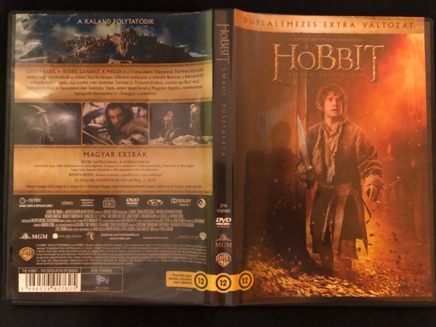 A Hobbit - Smaug pusztasga (duplalemezes extra vltozat) DVD