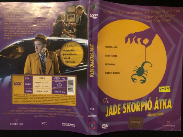A Jade skorpi tka DVD (Woody Allen, Dan Aykroyd, Helen Hunt)
