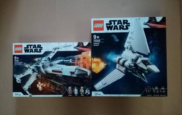 A Jedi visszatr bontatlan Star Wars LEGO 75301 Luke X + 75302 Foxrba