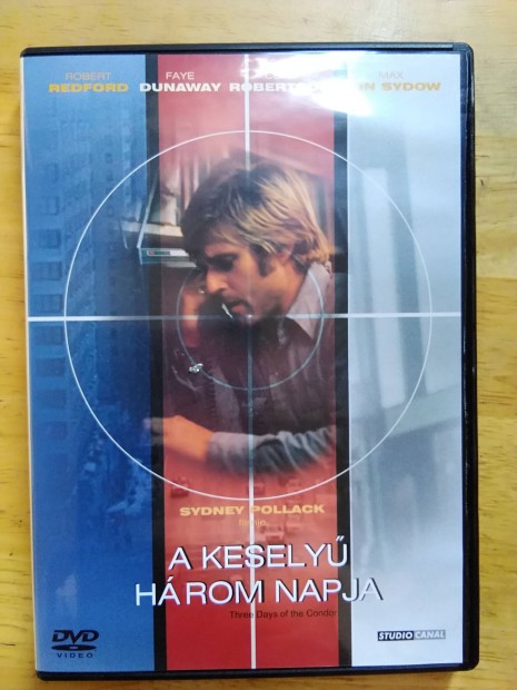 A Keselyű három napja újszerű dvd Robert Redford 