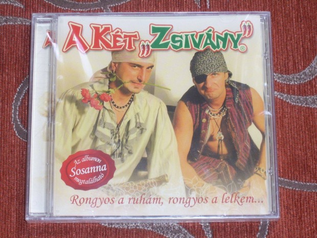 A Két Zsivány mulatós zene CD - új, bontatlan, Ritka !