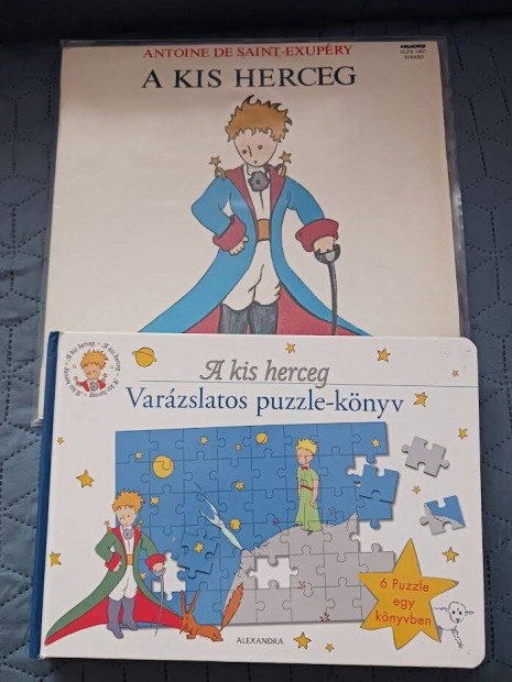 A Kis Herceg meselemez+ kisknyv+ puzzle knyv