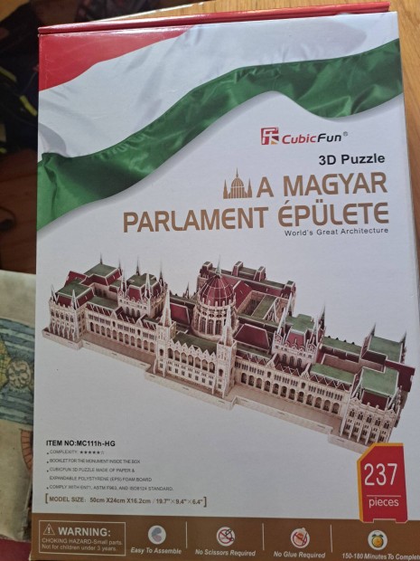A Magyar Parlament plete - puzzle 3D-ben
