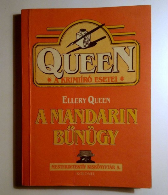 A Mandarin Bngy (Ellery Queen) 1990 (8kp+tartalom)
