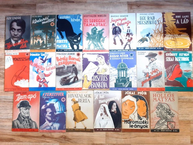 A Nemzeti Könyvtár (1941-1944) 41 kötete ingyen Foxposttal
