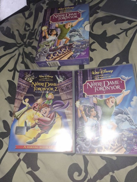 A Notre Dame-i toronyr 1-2 Disney Rajzfilm DVD