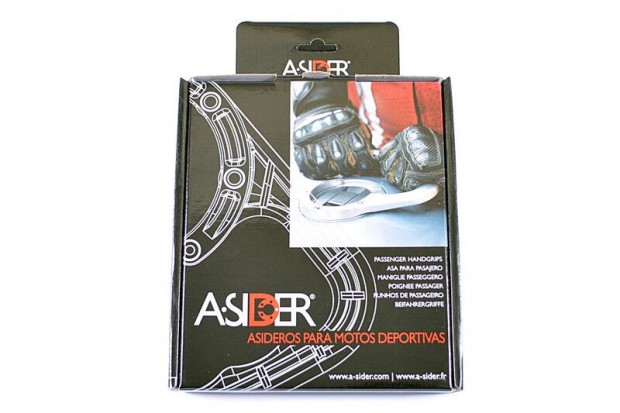 A-SIDER tank markolat 5 csavarral ezüst Kawasaki Ninja ZX250R/300-hoz